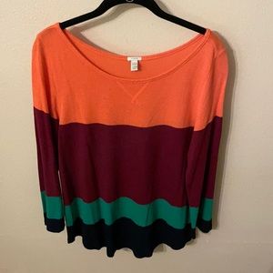 3/4 sleeve linen blend top by j.crew